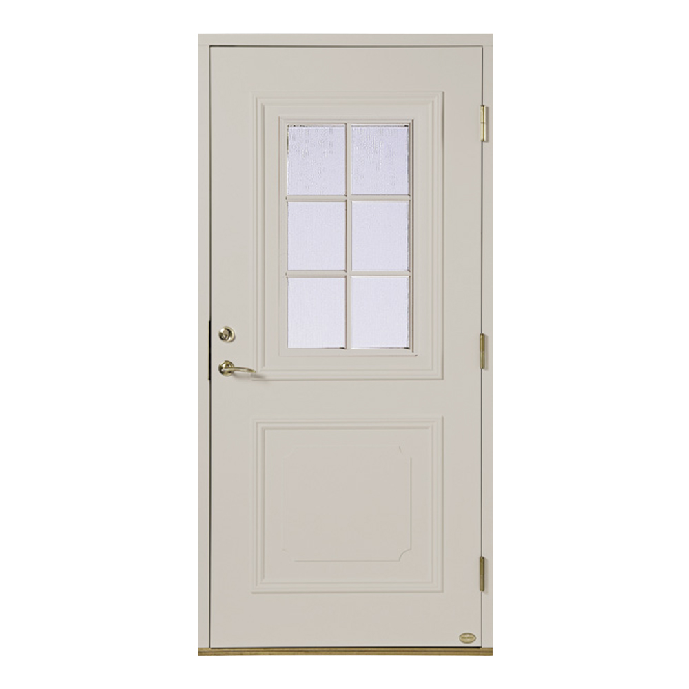 Ytterdörr Leksandsdörren Hjortnäs Glas Eco74 RC2N