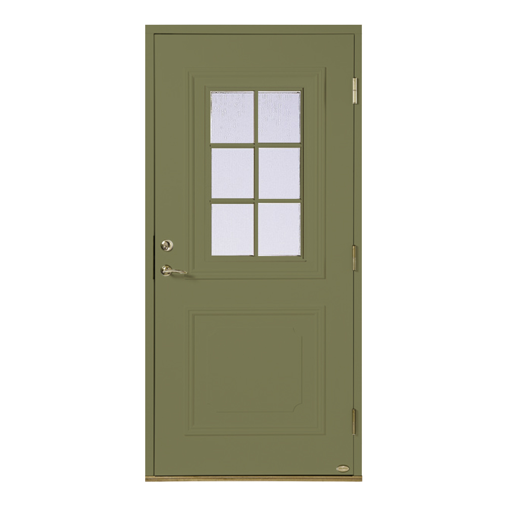 Ytterdörr Leksandsdörren Hjortnäs Glas Eco74 RC2N