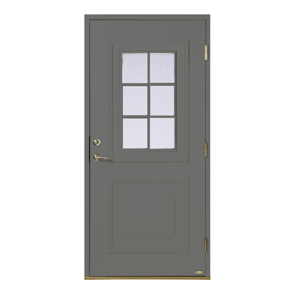 Ytterdörr Leksandsdörren Hjortnäs Glas Eco74 RC2N