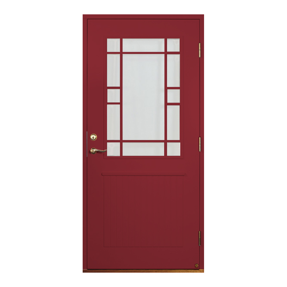 Ytterdörr Leksandsdörren Källberget Glas Eco74 RC2N