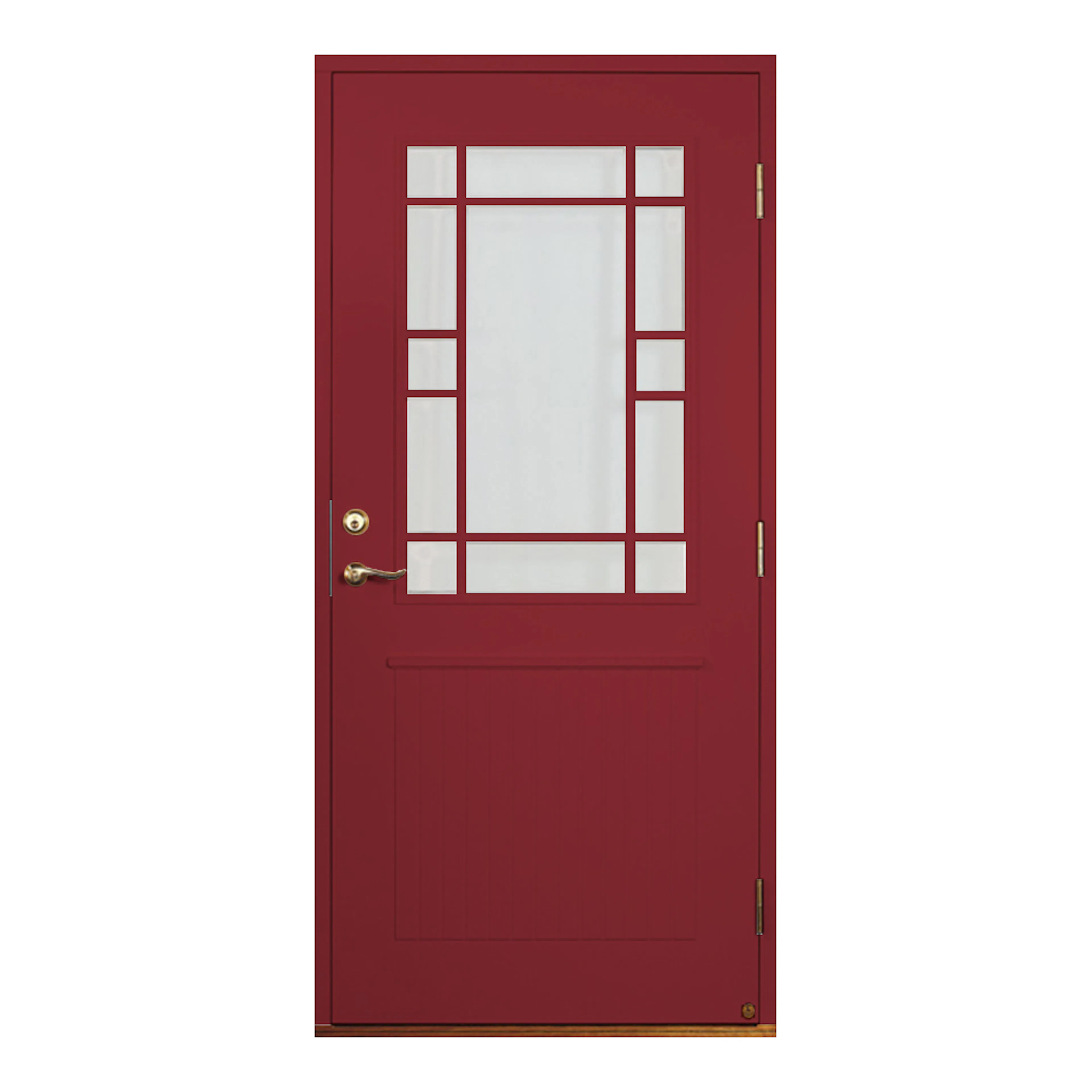 Ytterdörr Leksandsdörren Källberget Glas Eco74 RC2N