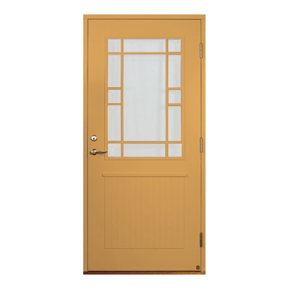 Ytterdörr Leksandsdörren Källberget Glas Eco74 RC2N