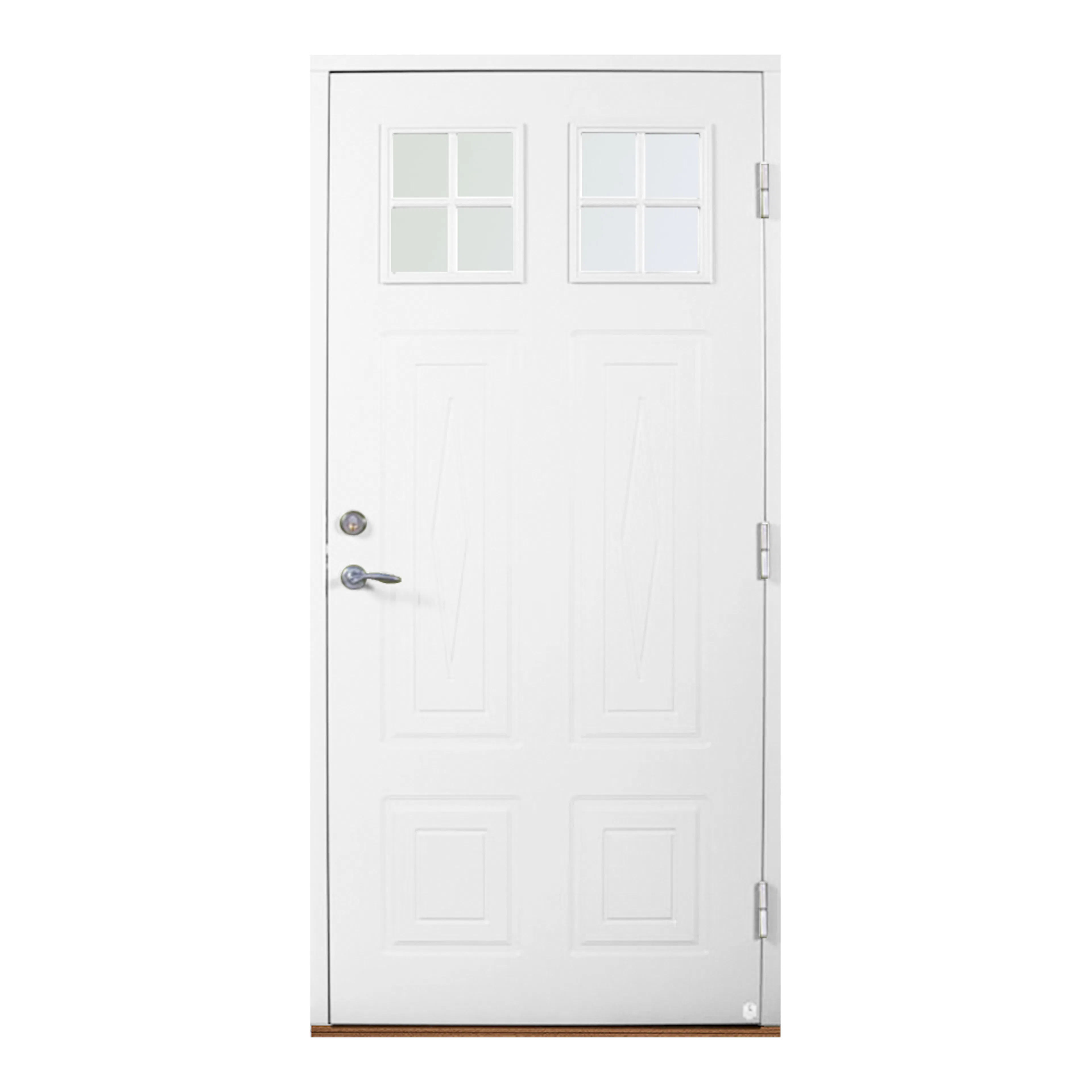 Ytterdörr Leksandsdörren Kullsbjörken Glas Eco74 RC2N