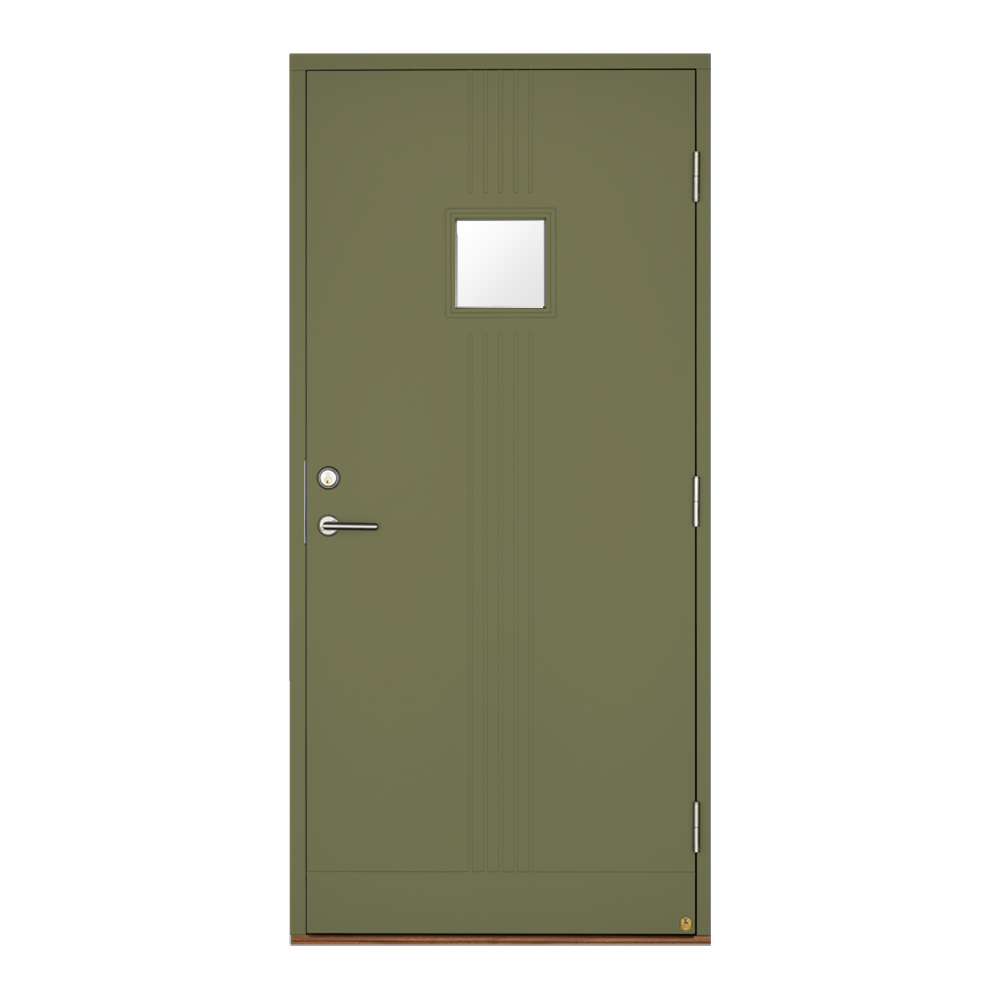 Ytterdörr Leksandsdörren Lindberg Eco74 RC2N