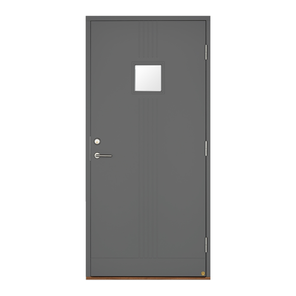 Ytterdörr Leksandsdörren Lindberg Eco74 RC2N