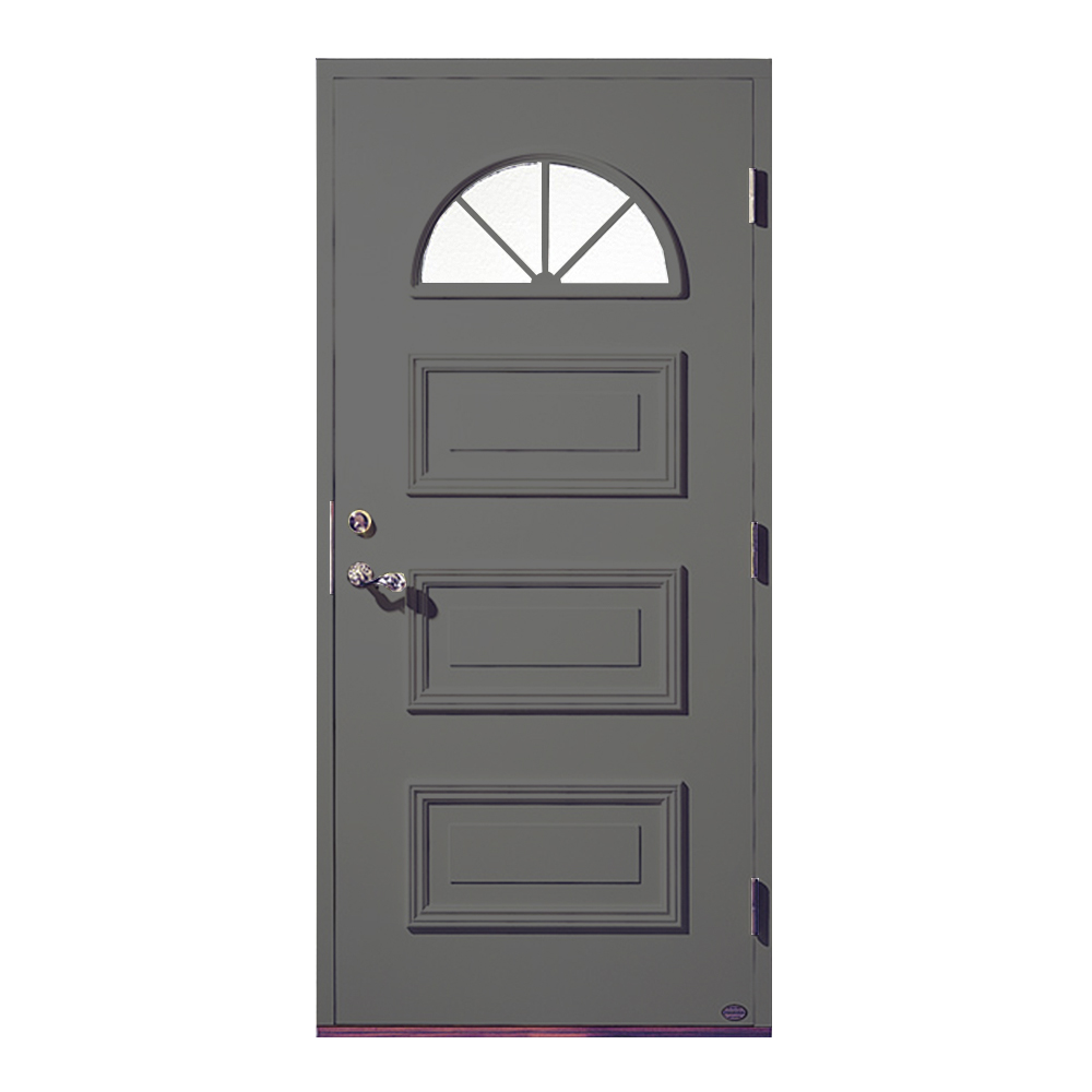 Ytterdörr Leksandsdörren Övermo Glas Eco74 RC2N