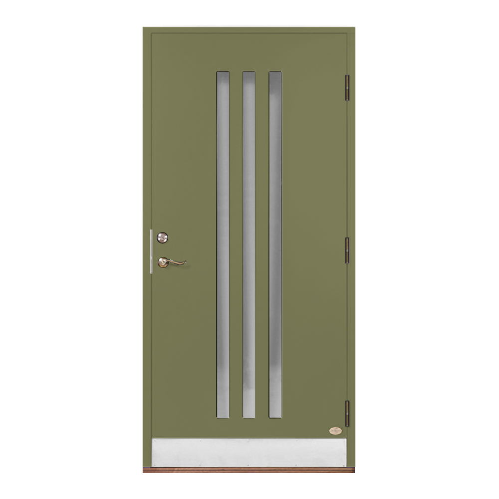 Ytterdörr Leksandsdörren Plintsberg Eco74 RC2N