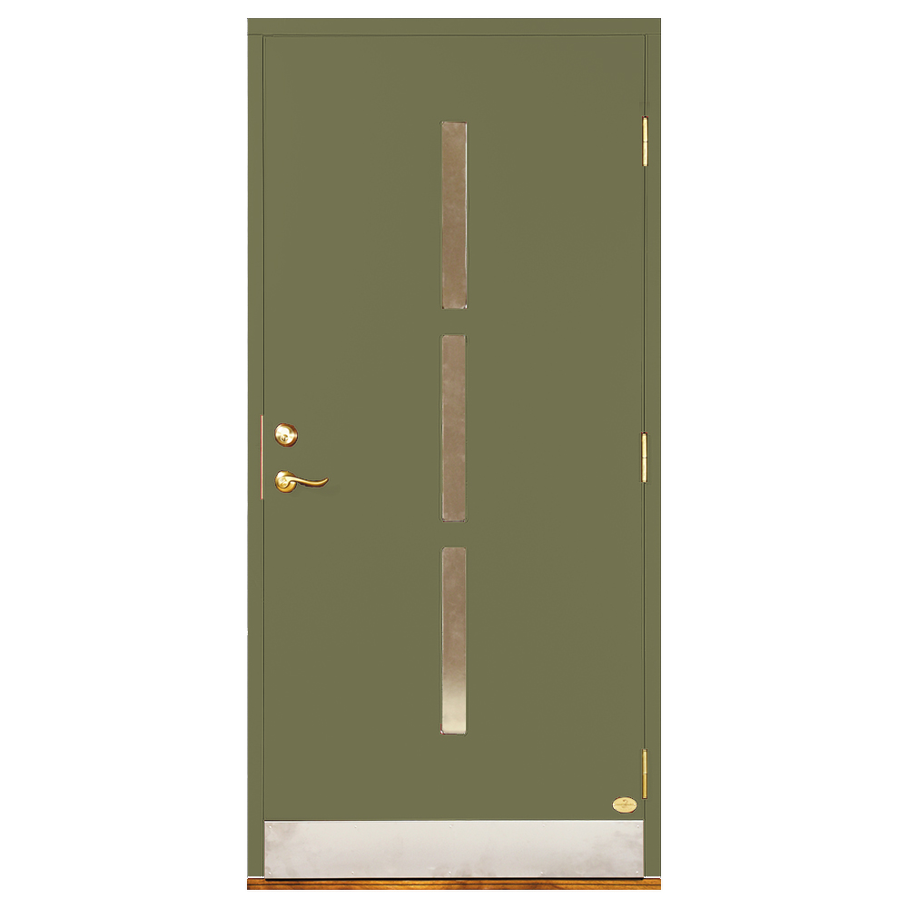 Ytterdörr Leksandsdörren Romma Klarglas Eco74 RC2N