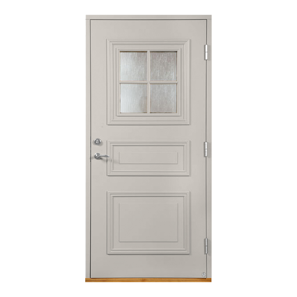 Ytterdörr Leksandsdörren Rönnäs Glas Eco74 RC2N