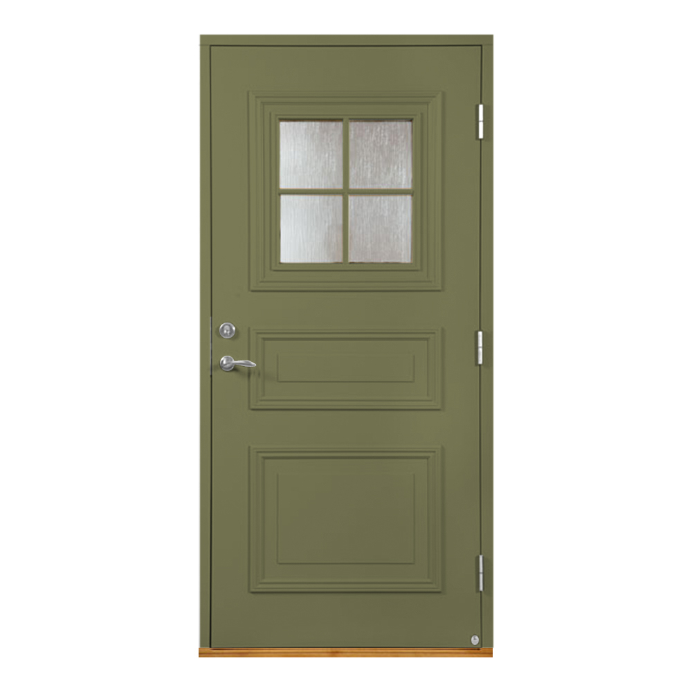 Ytterdörr Leksandsdörren Rönnäs Glas Eco74 RC2N