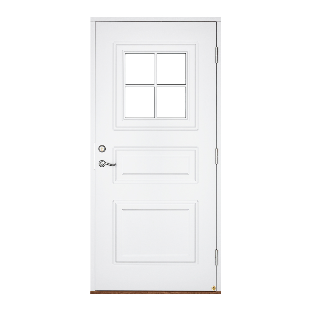 Ytterdörr Leksandsdörren Rosen Glas Eco74 RC2N