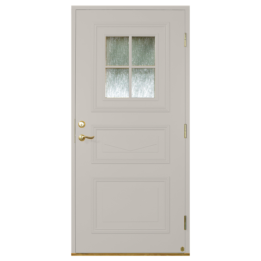 Ytterdörr Leksandsdörren Siljansnäs Klarglas Eco74 RC2N