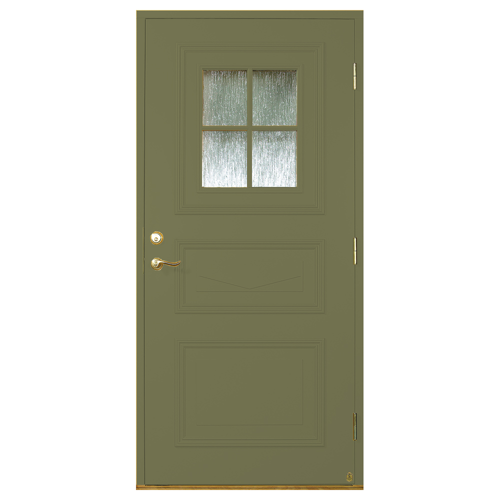 Ytterdörr Leksandsdörren Siljansnäs Klarglas Eco74 RC2N