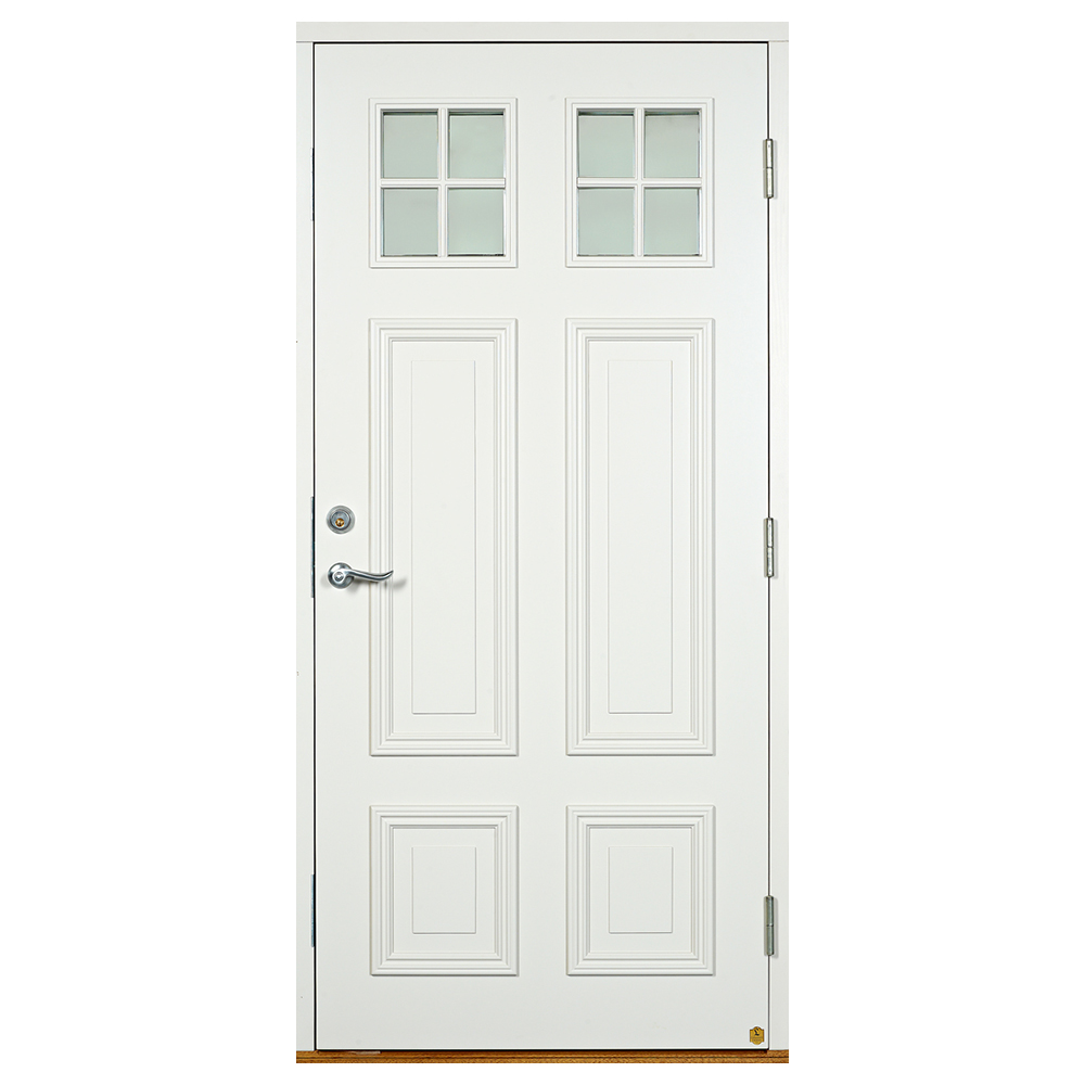 Ytterdörr Leksandsdörren Skeberg Klarglas Eco74 RC2N