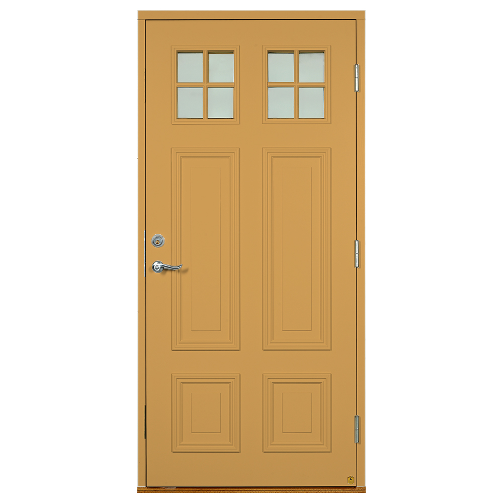 Ytterdörr Leksandsdörren Skeberg Klarglas Eco74 RC2N