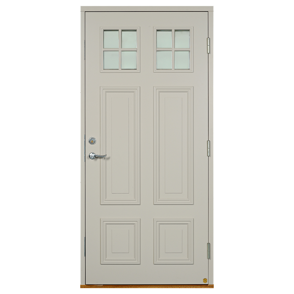 Ytterdörr Leksandsdörren Skeberg Klarglas Eco74 RC2N