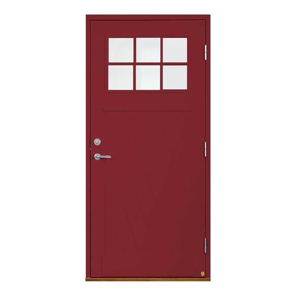 Ytterdörr Leksandsdörren Smedby Eco74 RC2N