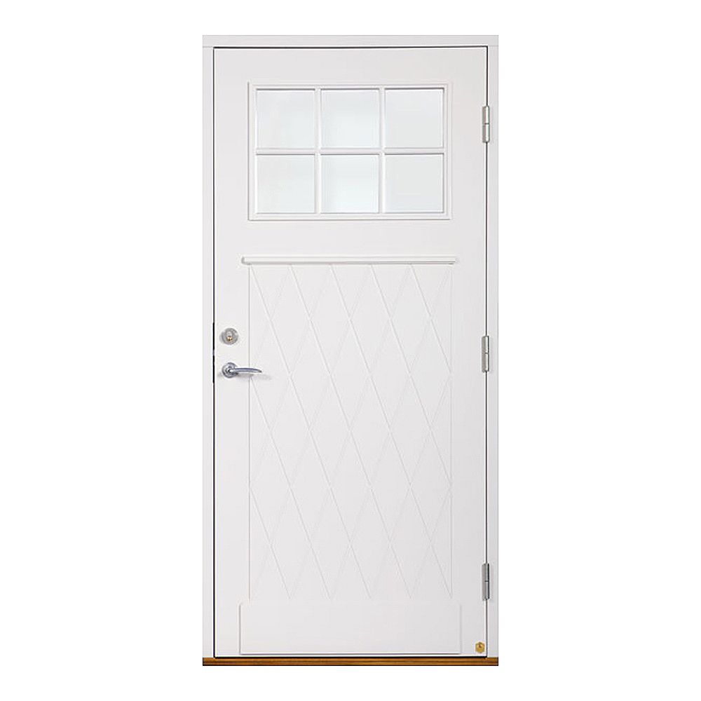 Ytterdörr Leksandsdörren Smedby Eco74 RC2N