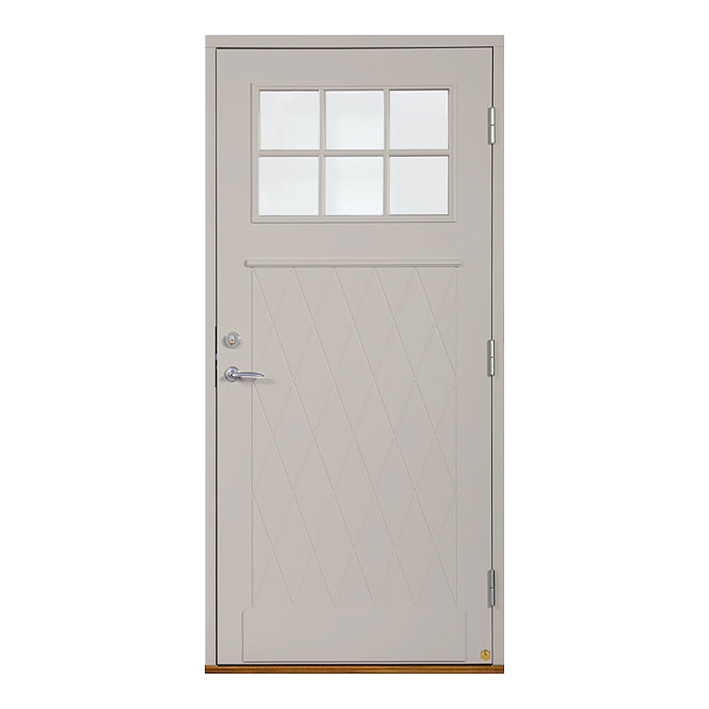 Ytterdörr Leksandsdörren Smedby Eco74 RC2N