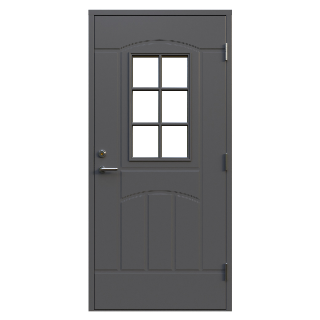 Ytterdörr Leksandsdörren Solberga Glas Classic