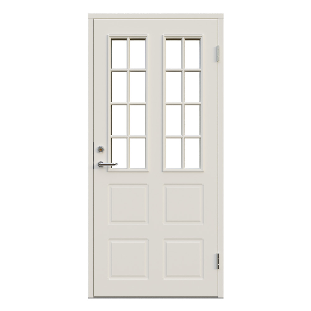 Ytterdörr Leksandsdörren Styrsjöbo Klarglas Eco74 RC2N