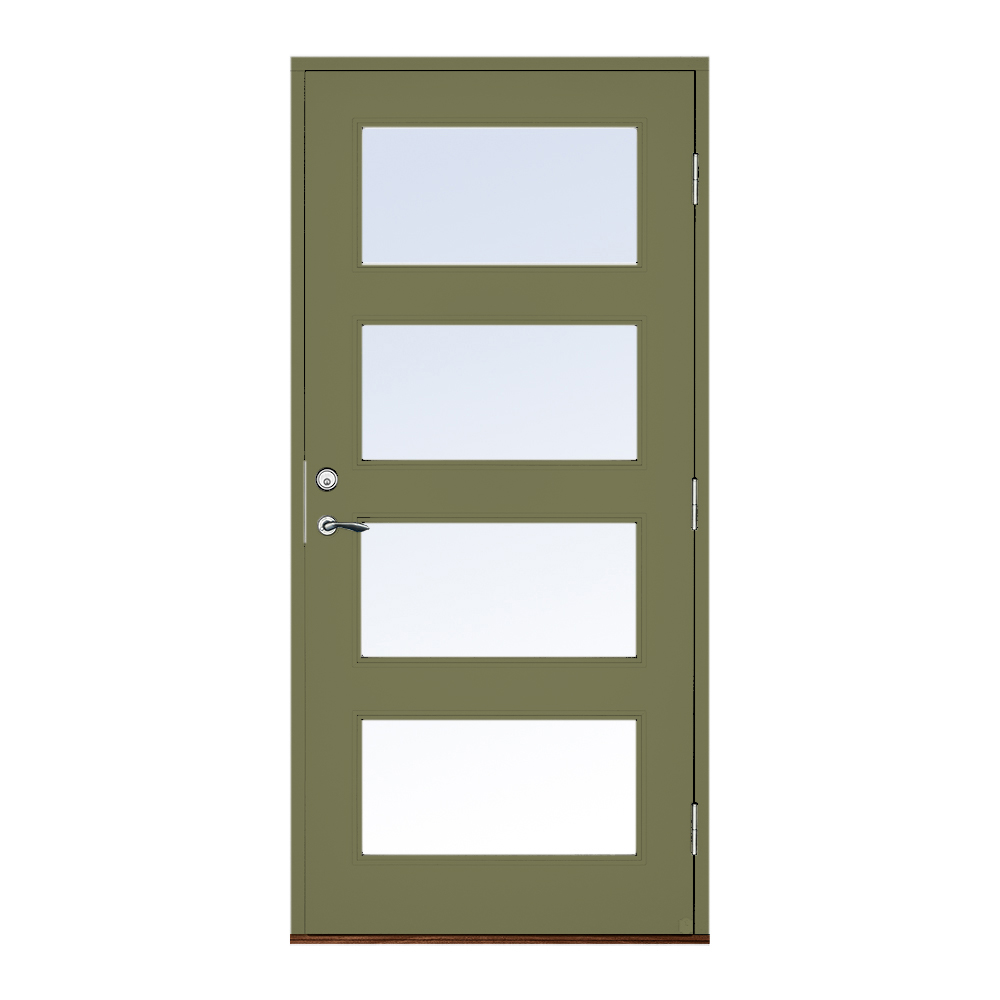 Ytterdörr Leksandsdörren Sundnäs Eco74 RC2N