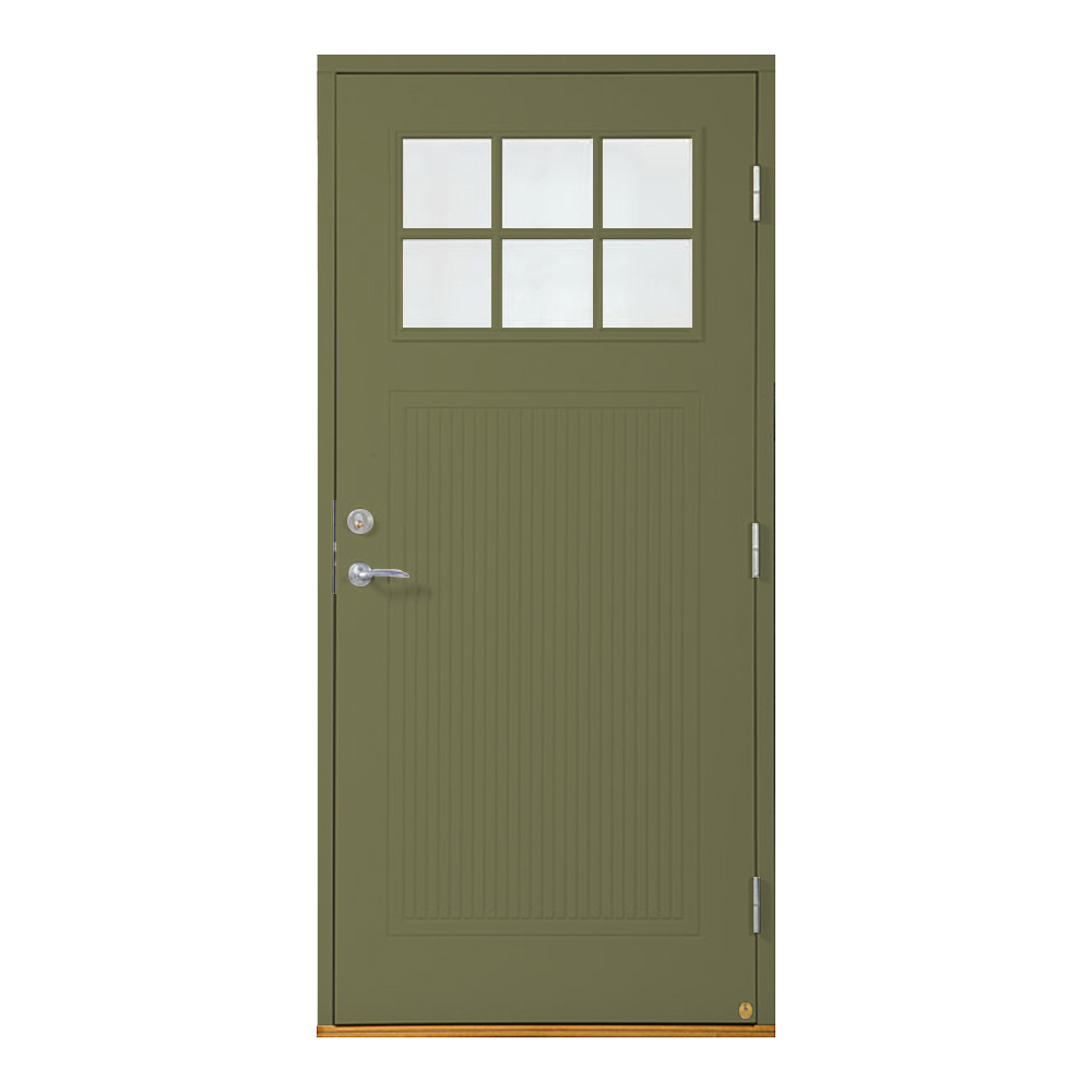 Ytterdörr Leksandsdörren Västannor Eco74 RC2N