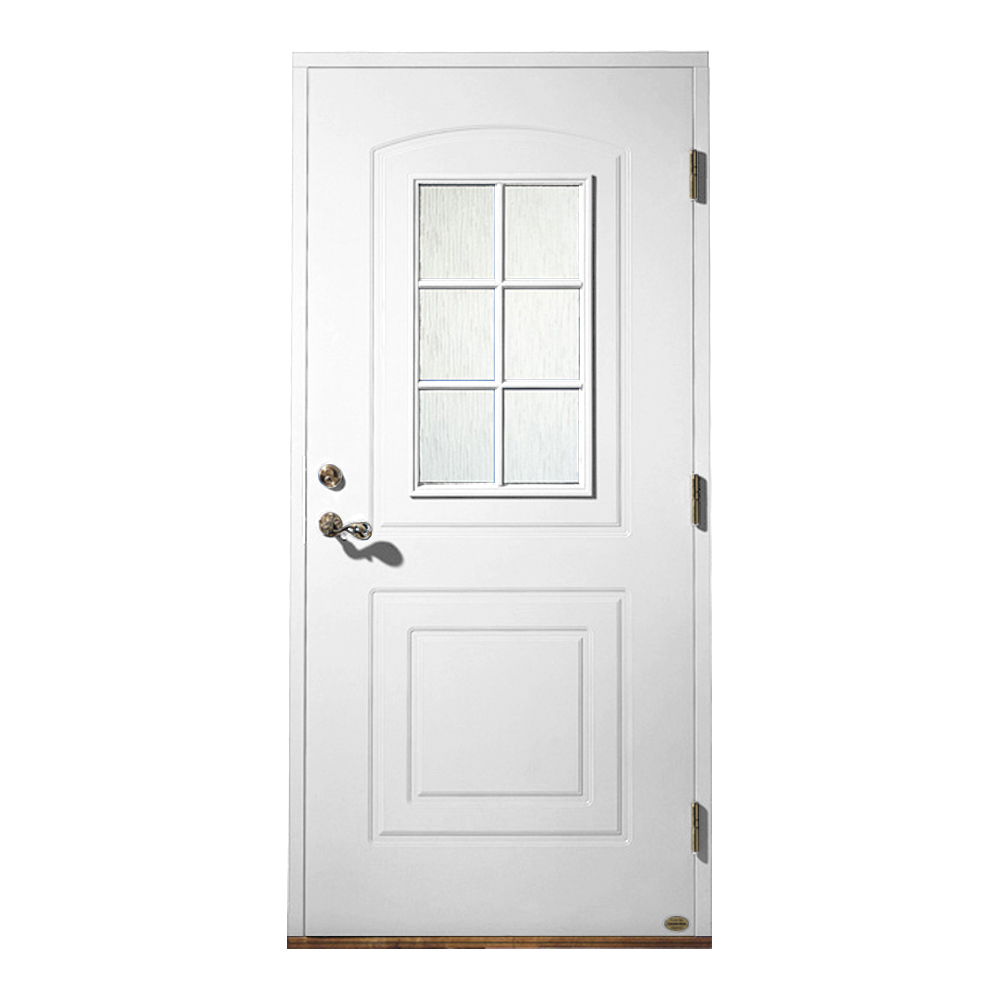 Ytterdörr Leksandsdörren Västanvik Glas Eco74 RC2N