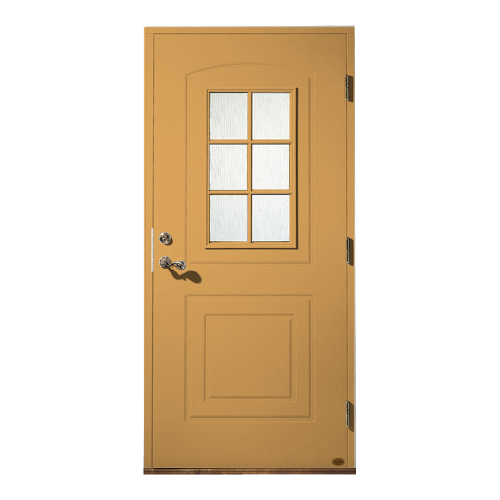 Ytterdörr Leksandsdörren Västanvik Glas Eco74 RC2N