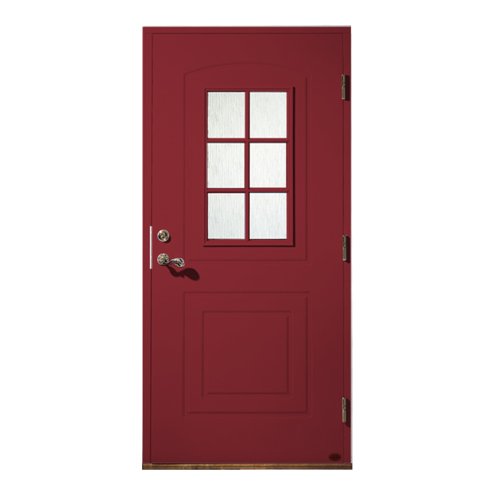 Ytterdörr Leksandsdörren Västanvik Glas Eco74 RC2N