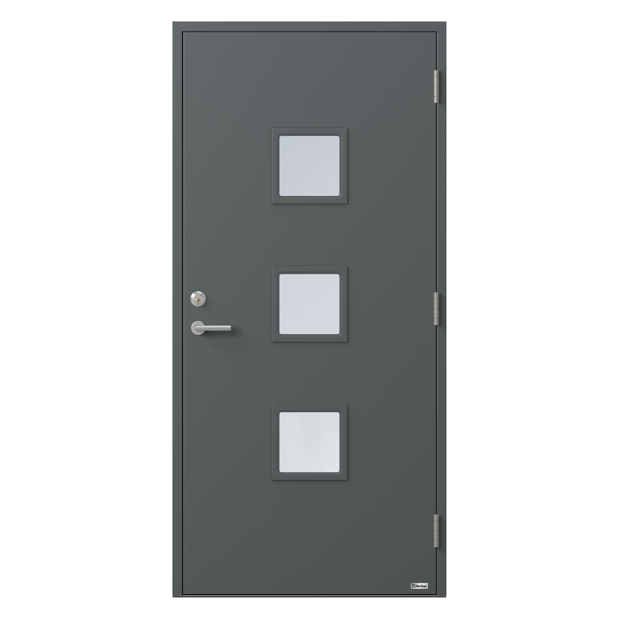 Ytterdörr NorDan Bor Kvadraten 839G3