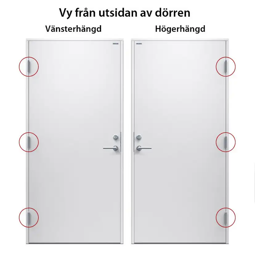 Ytterdörr SnickarPer 6G Verona Teak Klarglas