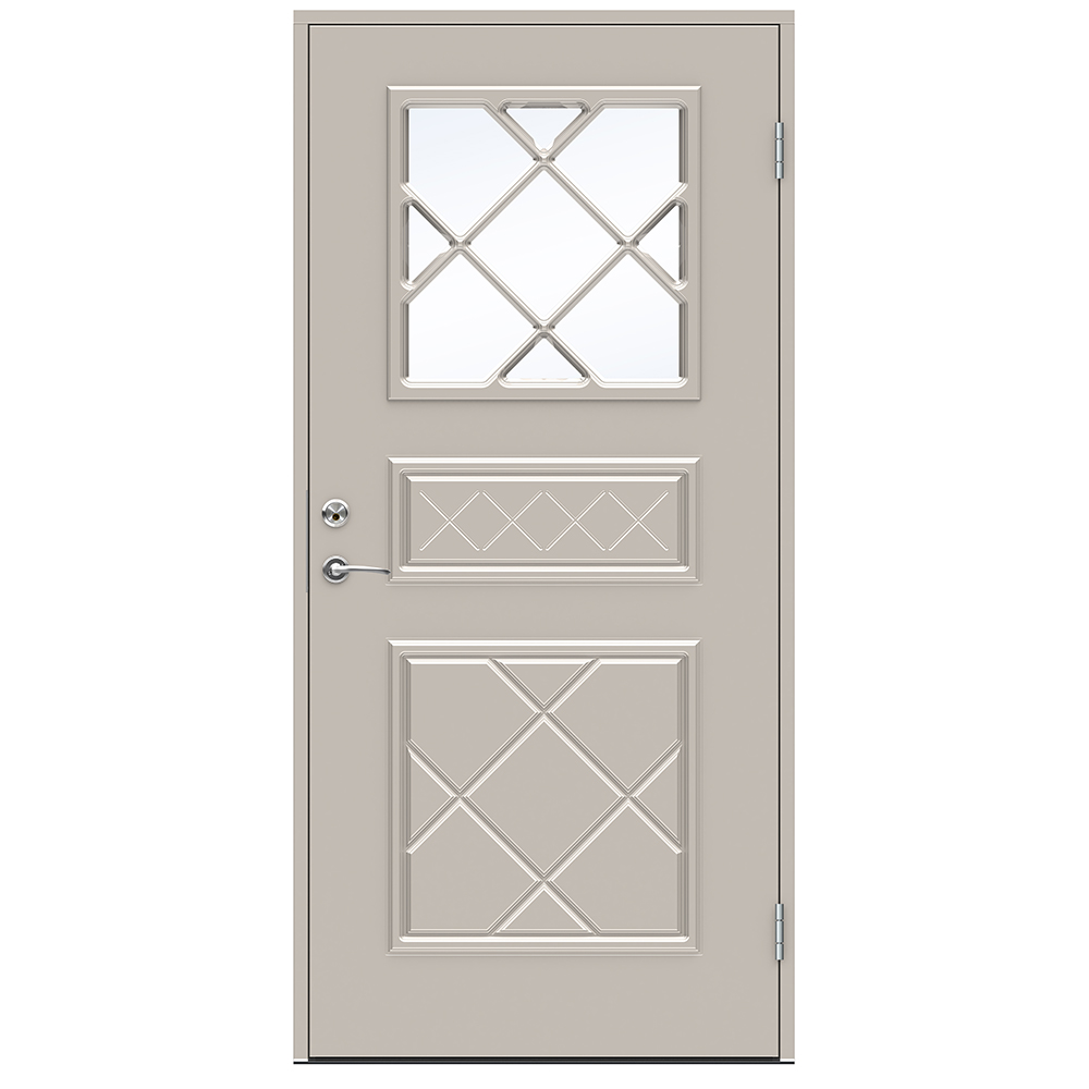 Ytterdörr Swedoor Satie Klarglas BxH: 100x210 cm. Vänster. NCS-S-3502-Y