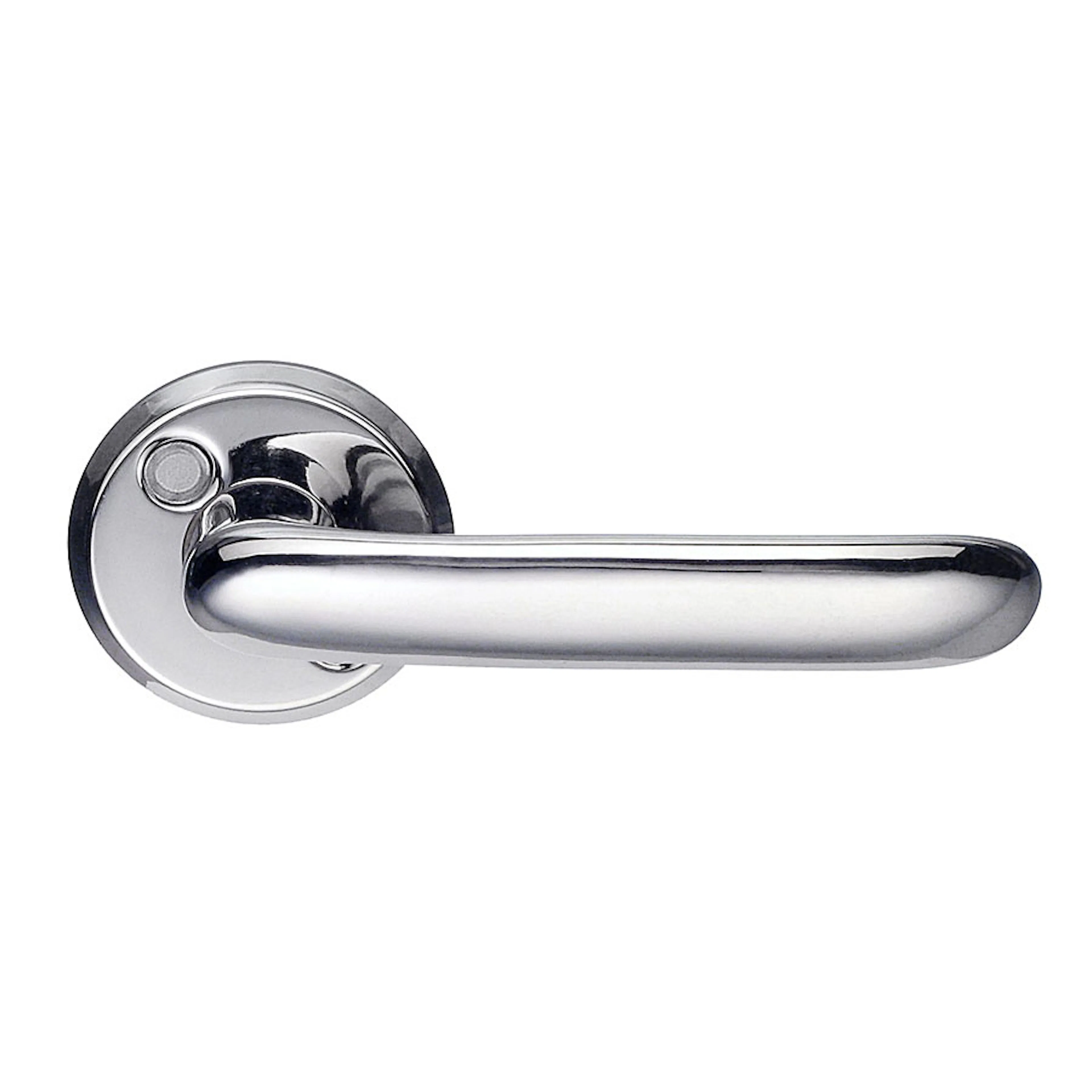 Ytterdörrhandtag Beslagsboden B725 Blankpolerad Nickel
