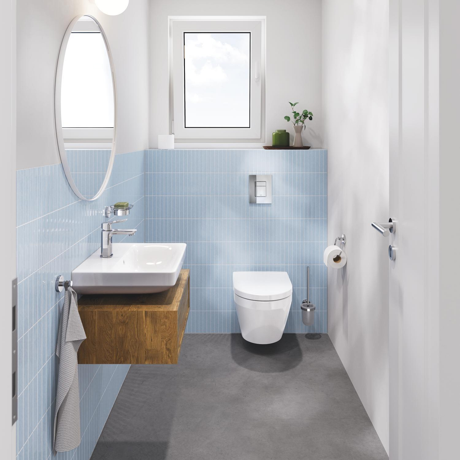 Tvättställsblandare Grohe Dice S med Bottenventil